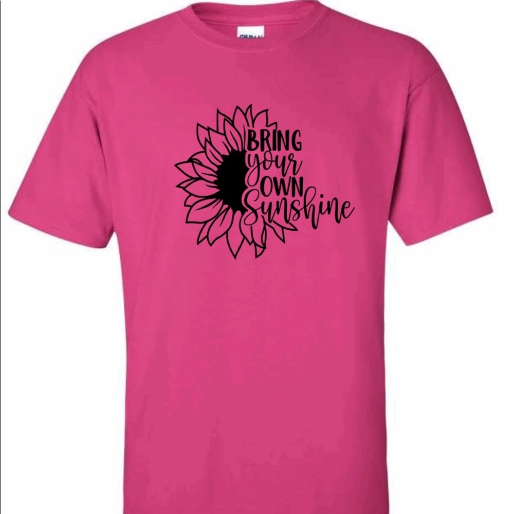Bring your own sunshine t-shirt unisex